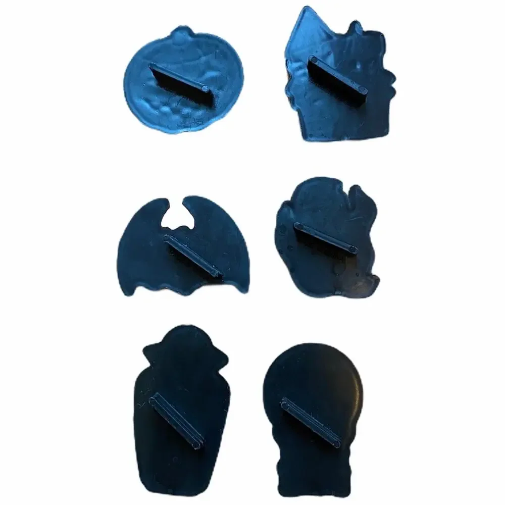 Assorted Halloween Black Cookie Cutters 6-count Bundle